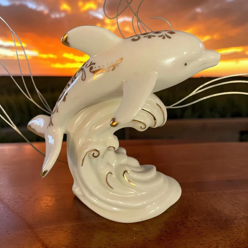Porcelain Dolphin Figurine (Formalities)