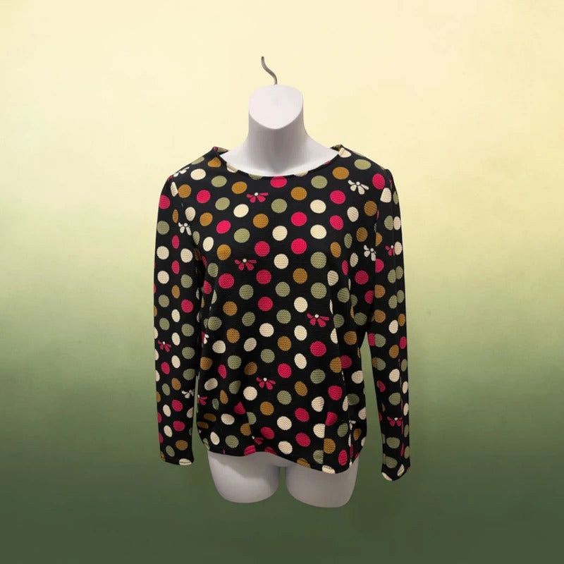 Multi-Color Polka Dot Blouse (Kenzo Jungle)