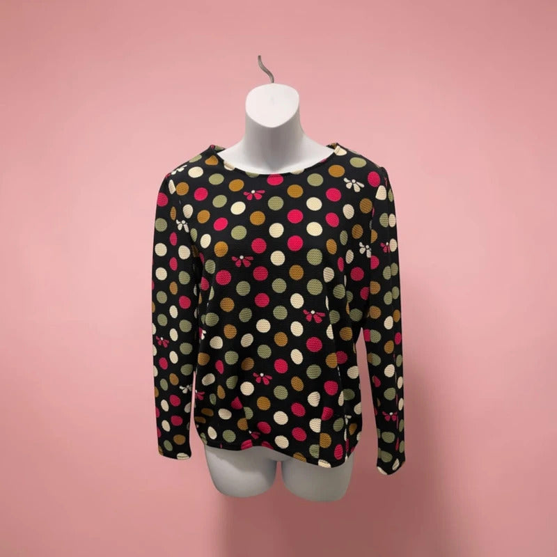 Multi-Color Polka Dot Blouse (Kenzo Jungle)