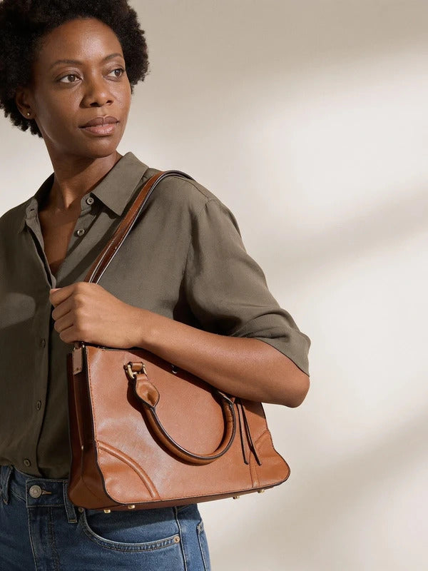 London Fog, Shoulder Satchel Handbag