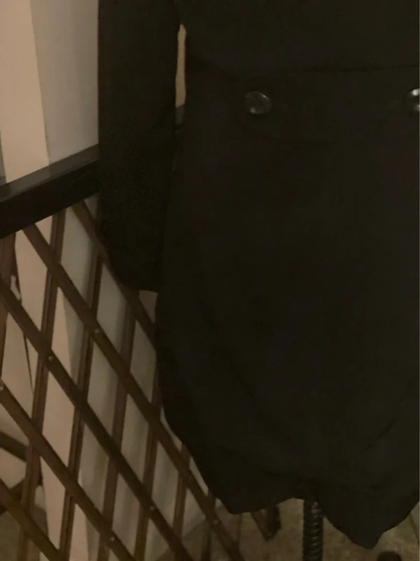 Croft & Barrow Black Wool Coat