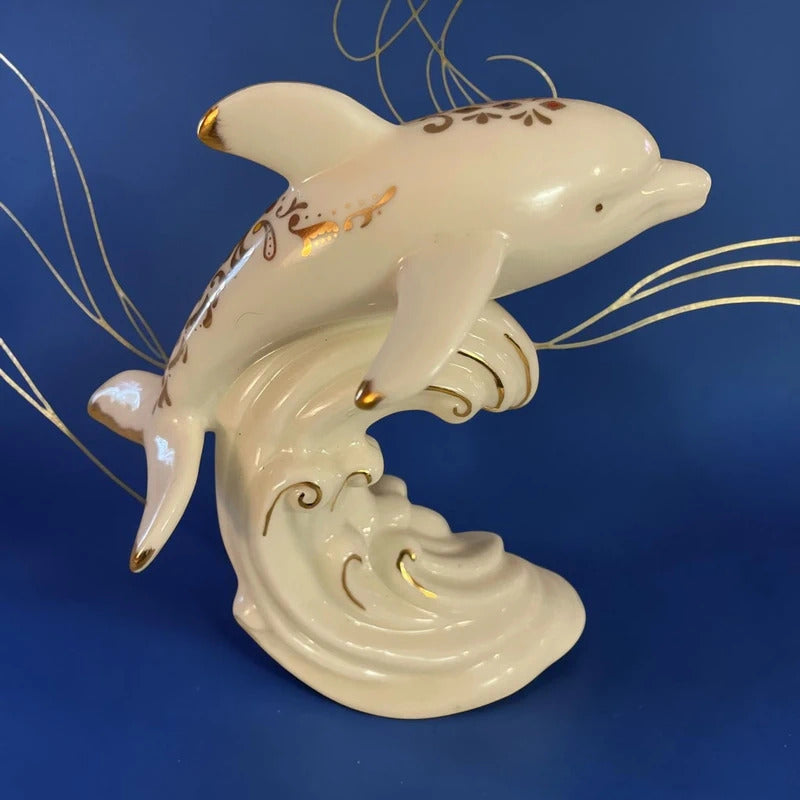 Porcelain Dolphin Figurine (Formalities)