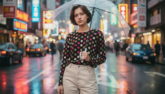 Multi-Color Polka Dot Blouse (Kenzo Jungle)