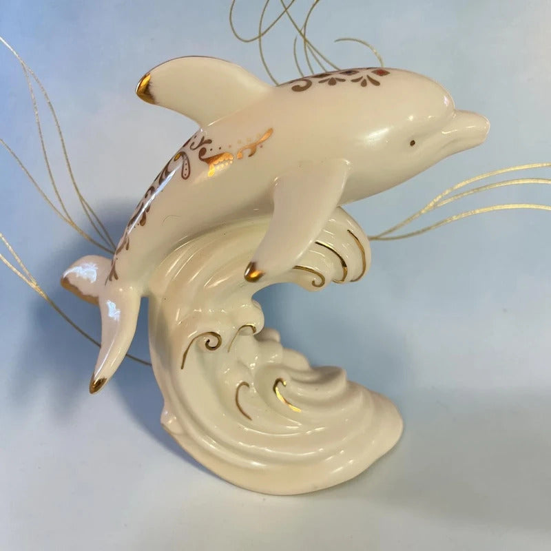 Porcelain Dolphin Figurine (Formalities)