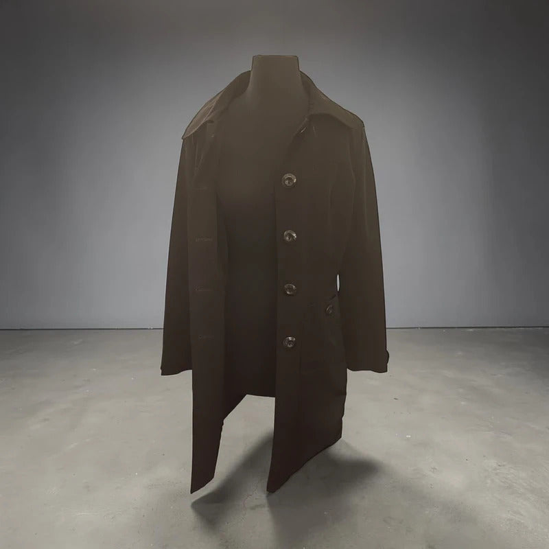 Croft & Barrow Black Wool Coat