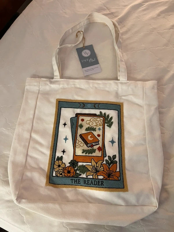 New Canvas Tote Bag (Page & Petal)